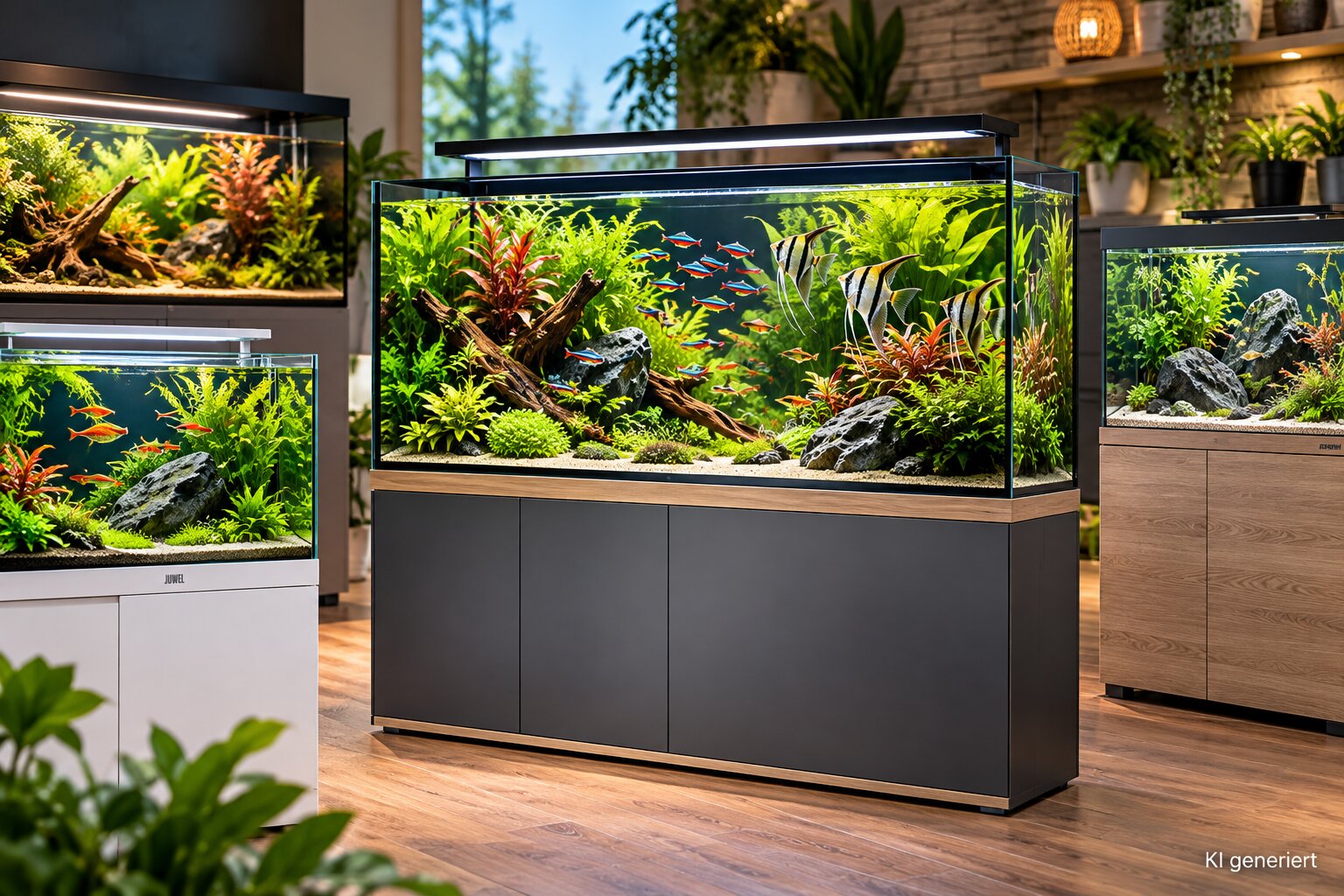 Aquarien und Aquarienkombinationen