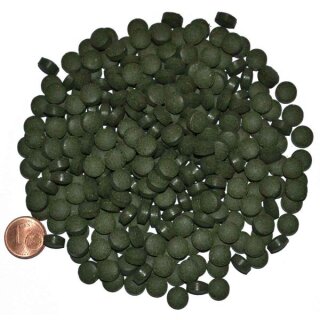 Hausmarke Futtertabletten klein mit 10% Spirulina - 100 g