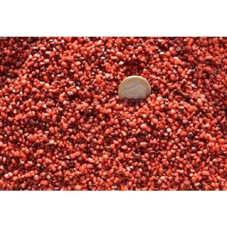 Aquarienkies, Dekorkies - 8 kg - rot