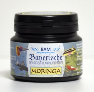 BAM Moringa - Softgranulat für Zierfische und Garnelen, grob,100g