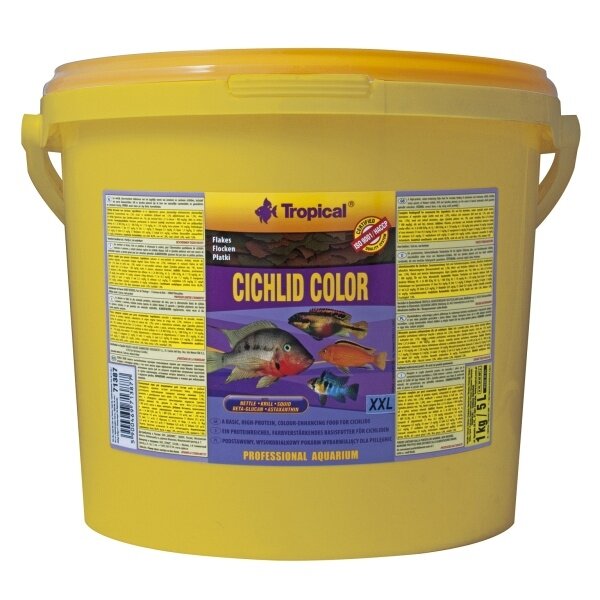 Tropical Cichlid Gran & Color Flocken XXL Doppelpack – 2 X 1 Liter Fischfutter Für Malawi-Buntbarsche