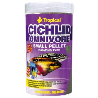 Tropical Cichlid Omnivore Small Pellet - 250 ml