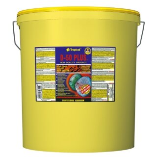 Tropical D-50 Plus Flakes - 21 Liter
