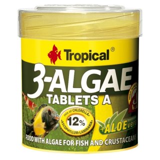 Tropical 3-Algae Tablets A Hafttabletten - 50 ml