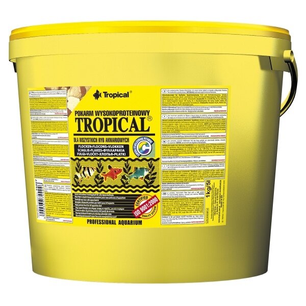 Tropical Cichlid Chips – Langsam Sinkendes Fischfutter Für Malawi-Cichliden, 520 G (1 Liter)