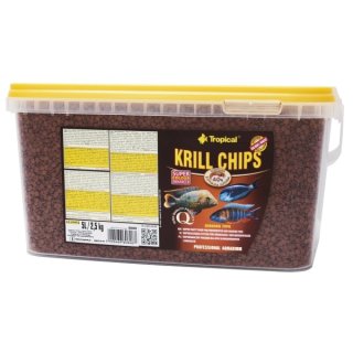 Tropical Krill Chips - 5 Liter mit 40% Krill für Barsche