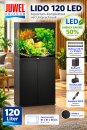 Juwel Lido 120 LED schwarz inkl. Schrank