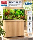 Juwel Rio 125 LED helles Holz mit Schrank