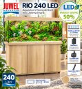 Juwel Rio 240 LED helles Holz inkl. Schrank