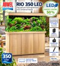 Juwel Rio 350 LED helles Holz inkl. Schrank