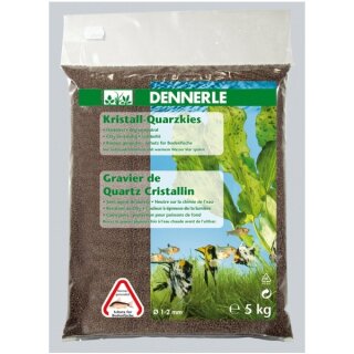 Dennerle Kristall-Quarzkies dunkelbraun - 10 kg