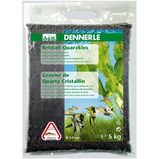 Dennerle Kristall-Quarzkies schiefergrau - 5 kg
