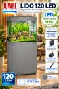 Juwel Lido 120 LED GRAU inkl. Schrank