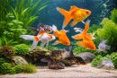 Carassius auratus - Schleierschwanz MIX - ca. 4-5 cm