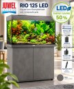 Juwel Rio 125 LED grau mit Schrank
