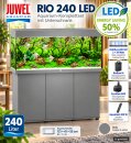 Juwel Rio 240 LED grau mit Schrank