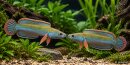 Channa pyrophthalmus "Fire and Ice" -...
